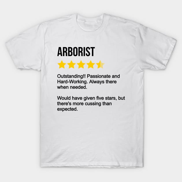Arborist Review T-Shirt by IndigoPine